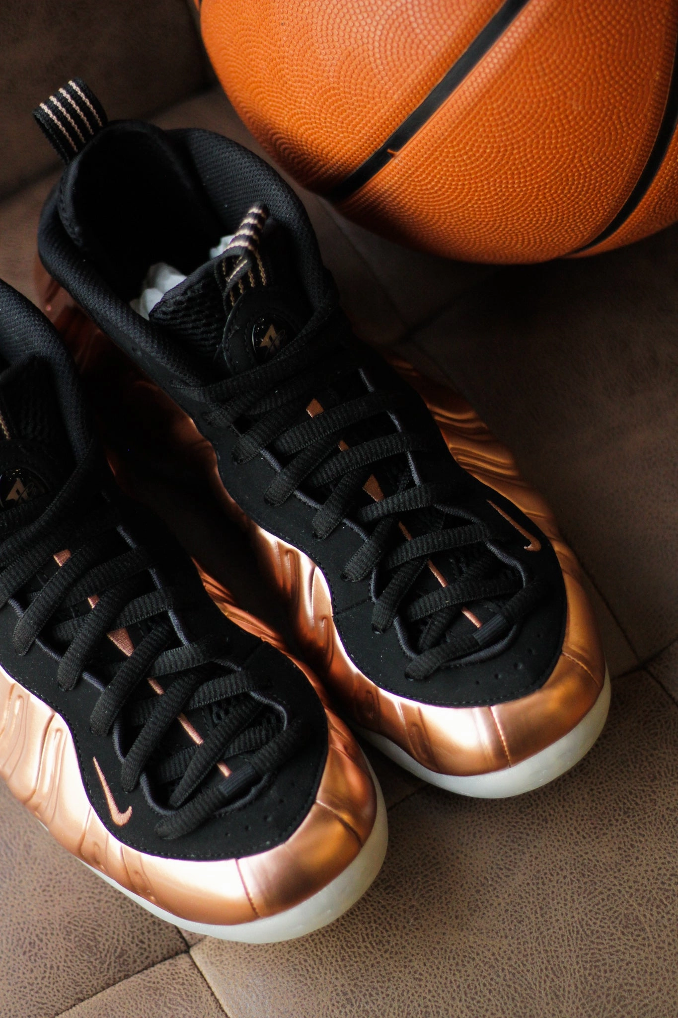 AIR FOAMPOSITE ONE METALLIC COPPER