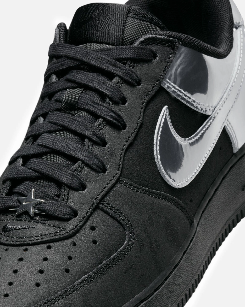 Air Force 1 Low Retro 'Black/Metallic Silver'