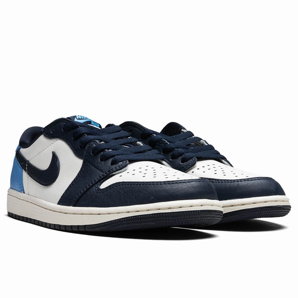 Air Jordan 1 Low OG 'Obsidian' - Obsidian/University Blue/Sail