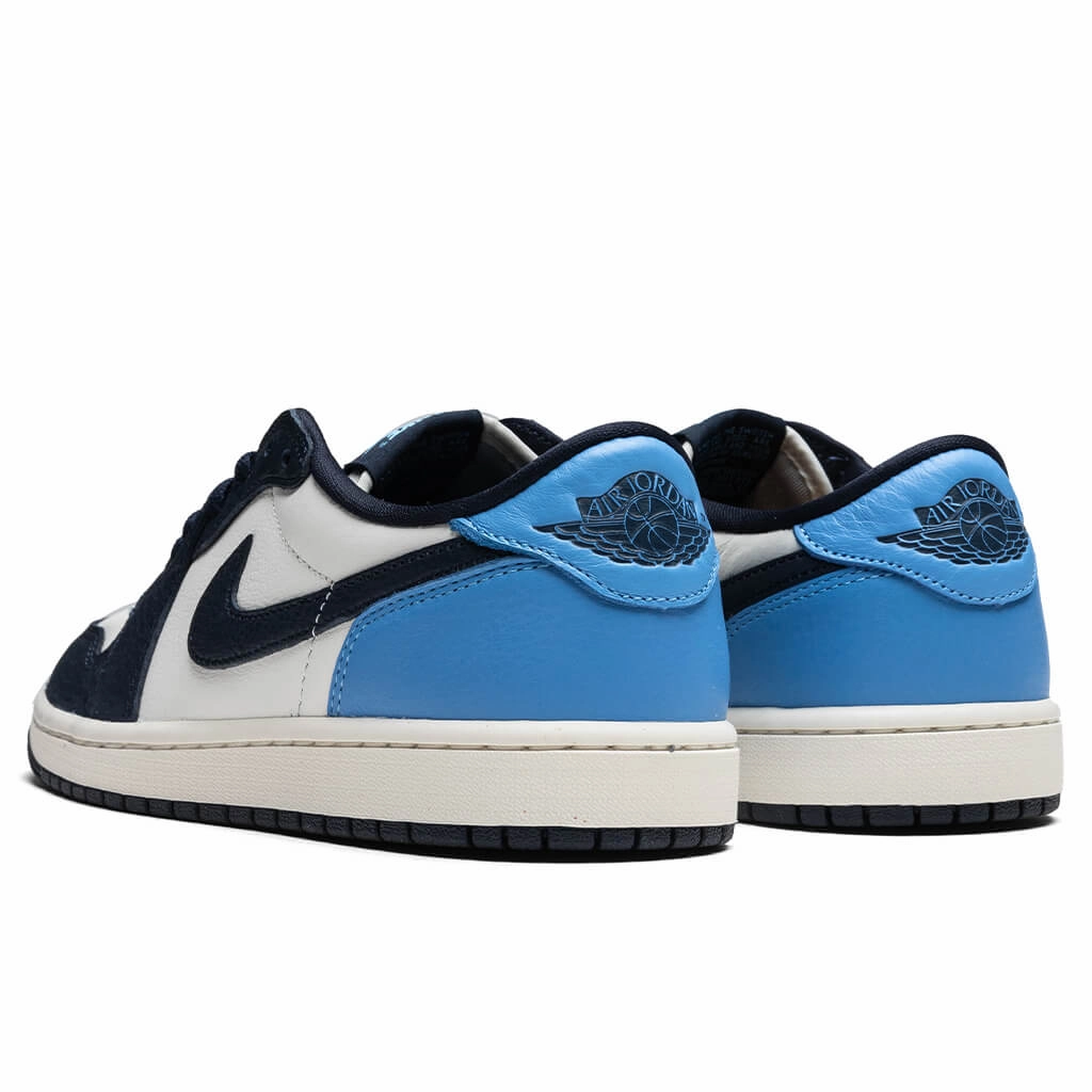 Air Jordan 1 Low OG 'Obsidian' - Obsidian/University Blue/Sail