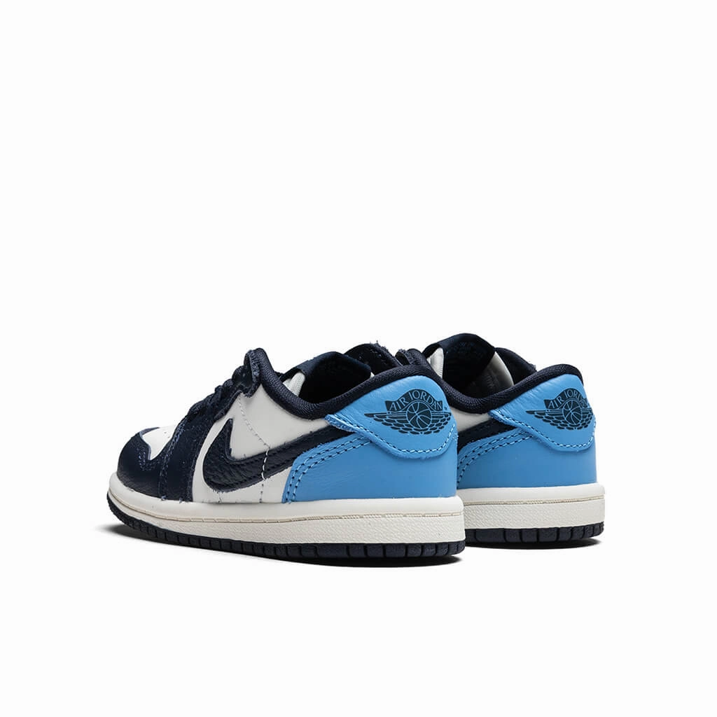 Air Jordan 1 Low OG 'Obsidian' (TD) - Obsidian/University Blue/Sail