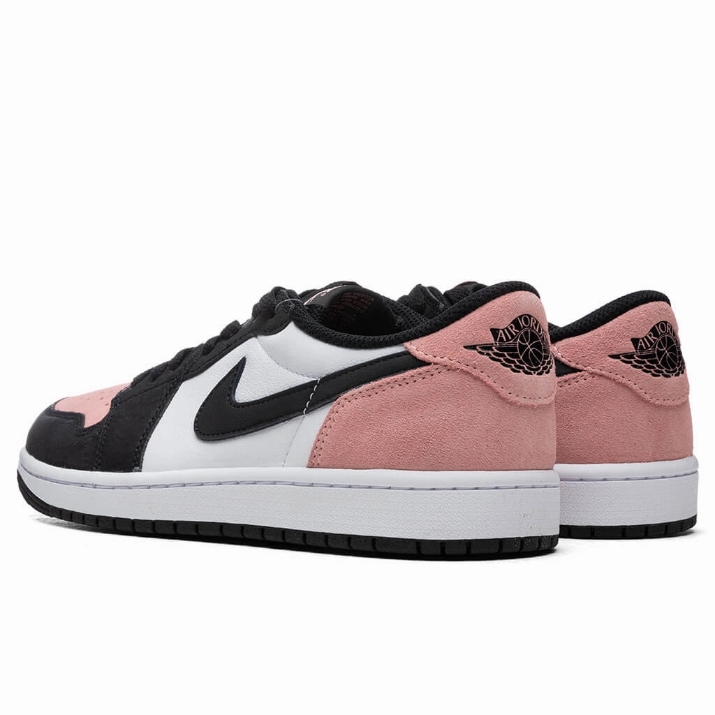 Air Jordan 1 Low OG (GS) - Black/Bleached Coral/White