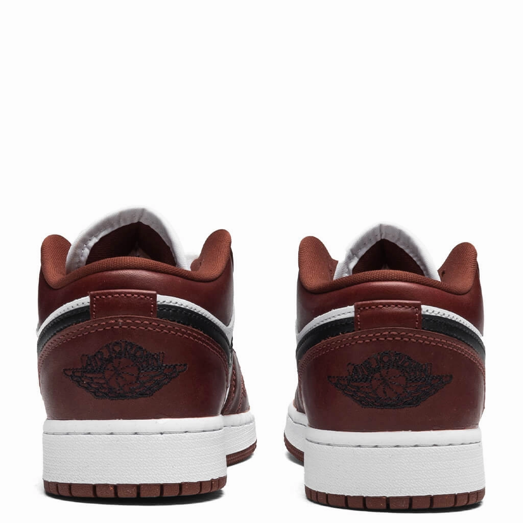 Air Jordan 1 Low SE (GS) - White/Black/Dark Pony