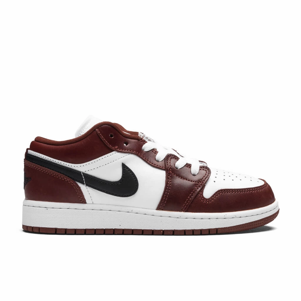 Air Jordan 1 Low SE (GS) - White/Black/Dark Pony