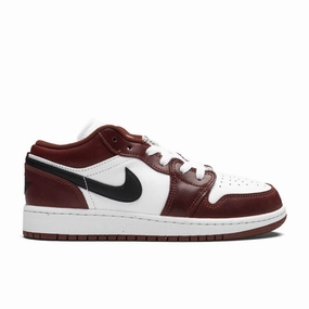 Air Jordan 1 Low SE (GS) - White/Black/Dark Pony