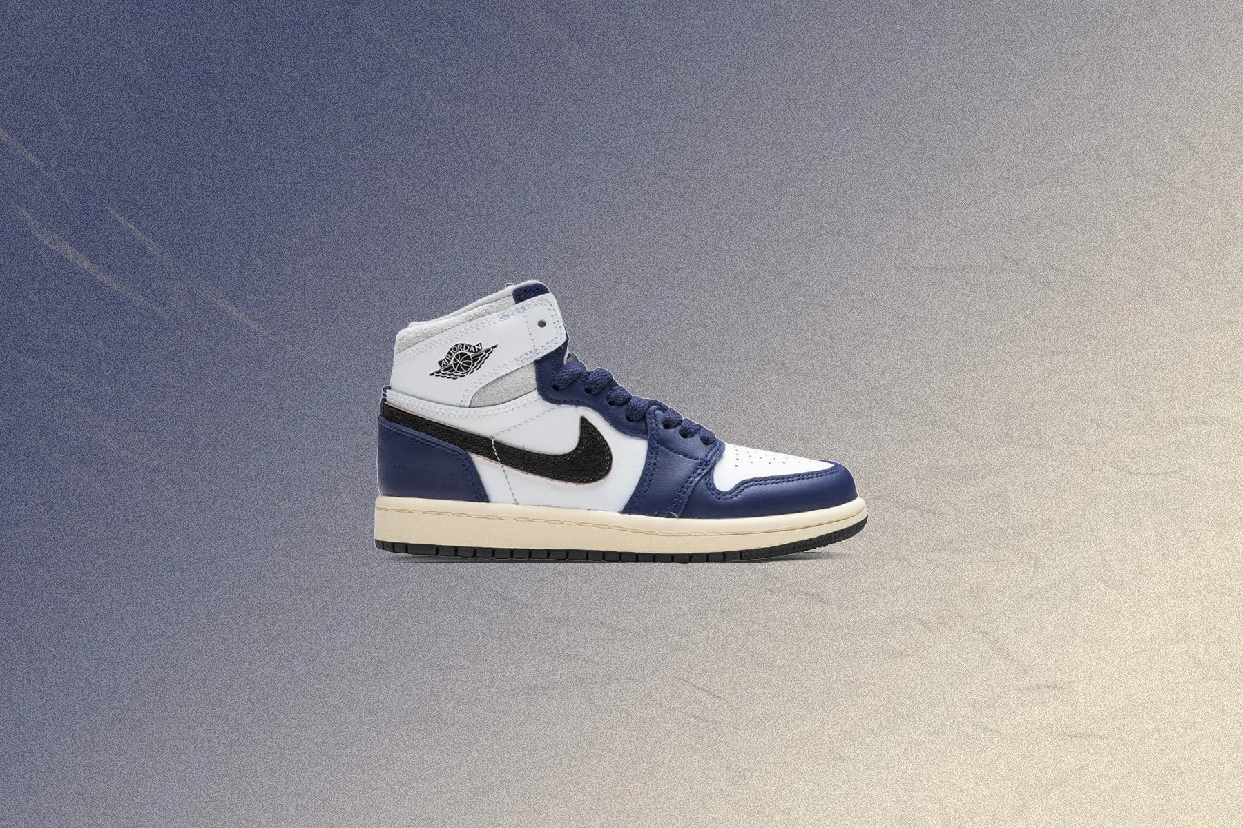 Air Jordan 1 Retro High OG 'Rare Air' (PS) - White/Black/Neutral Grey/Deep Royal Blue