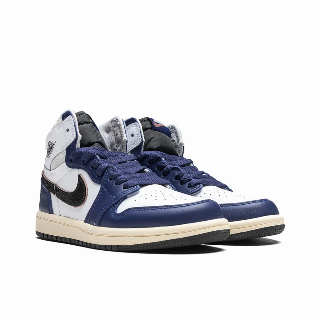 Air Jordan 1 Retro High OG 'Rare Air' (PS) - White/Black/Neutral Grey/Deep Royal Blue