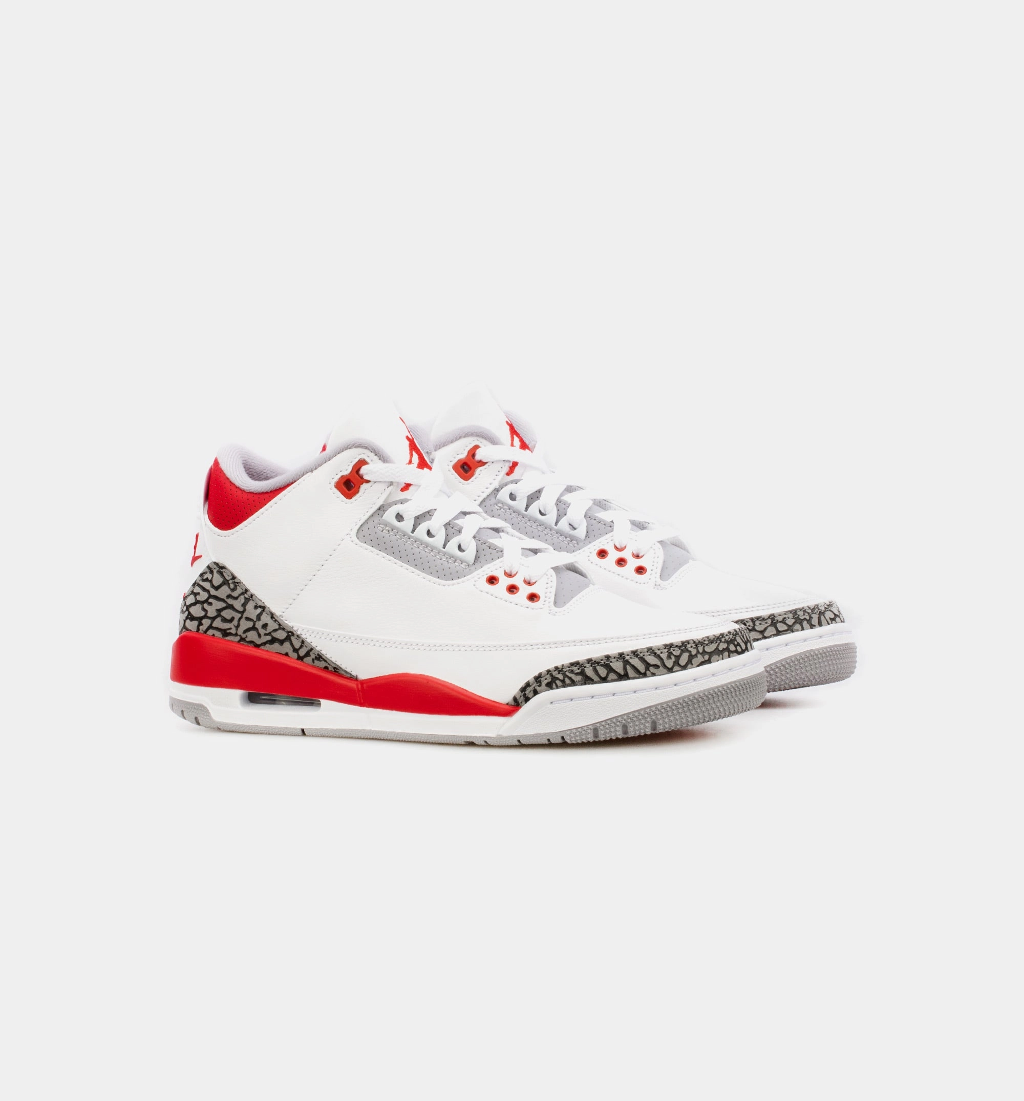 Air Jordan 3 OG Fire Red Mens Lifestyle Shoe - White/Red