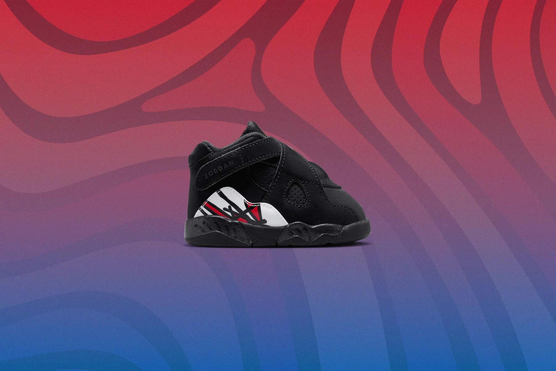 Air Jordan 8 Retro Playoffs (TD) - Black/True Red