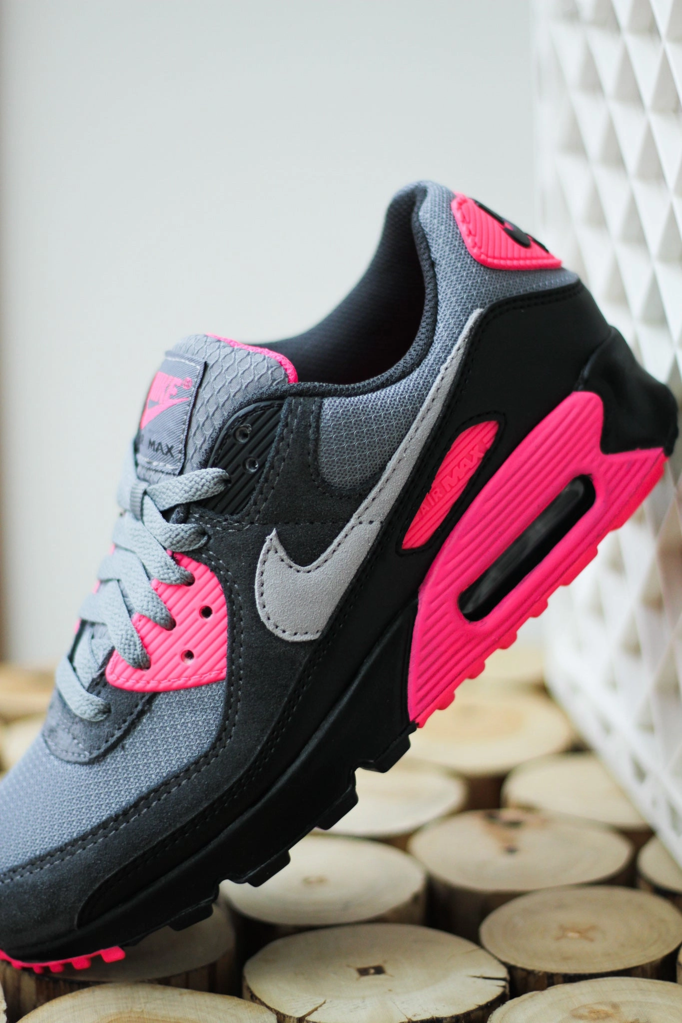 AIR MAX 90 COOL GREY/HYPER PINK