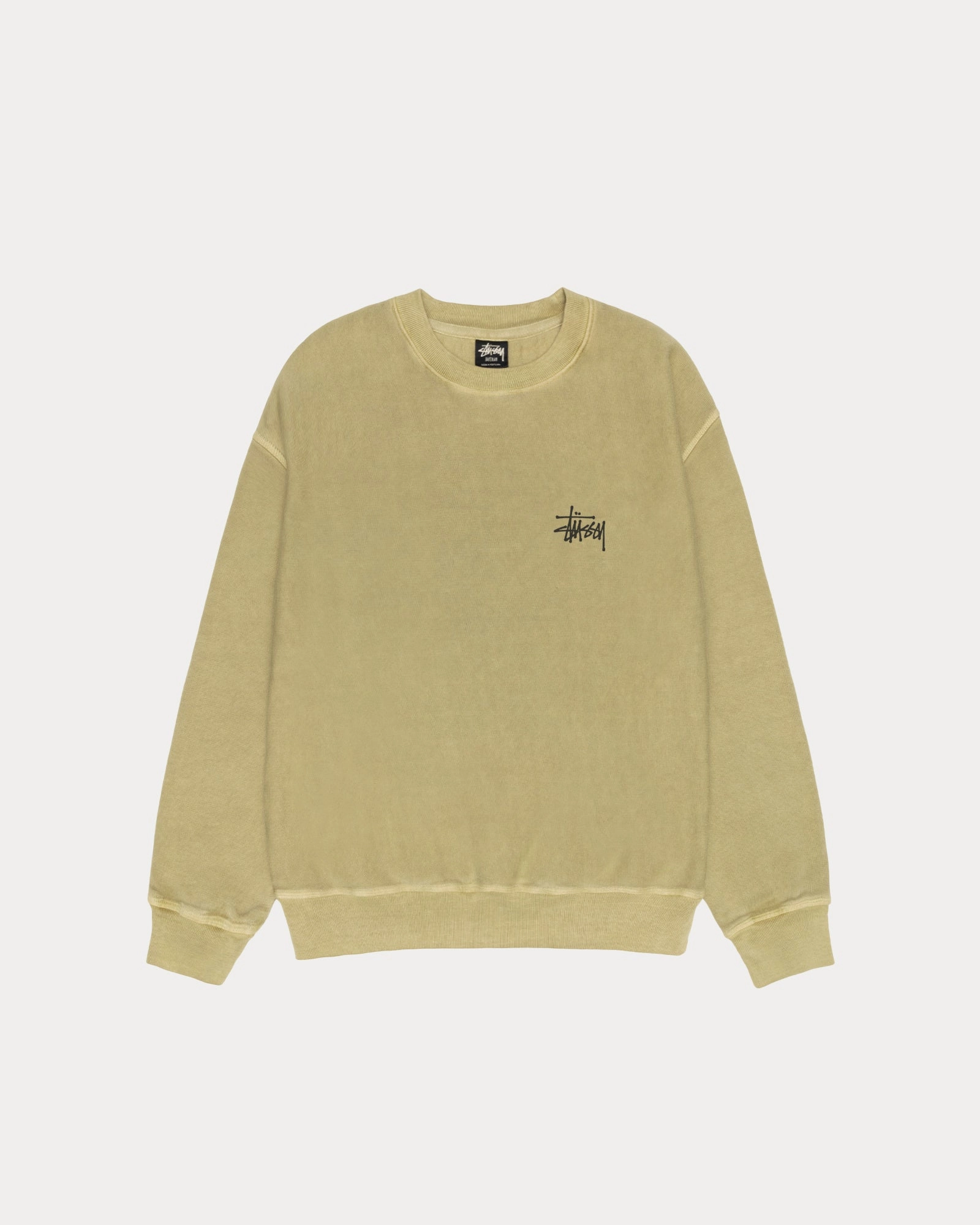 BASIC STÜSSY CREW PIGMENT DYED