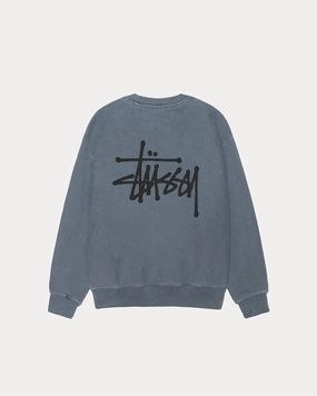 BASIC STÜSSY CREW PIGMENT DYED