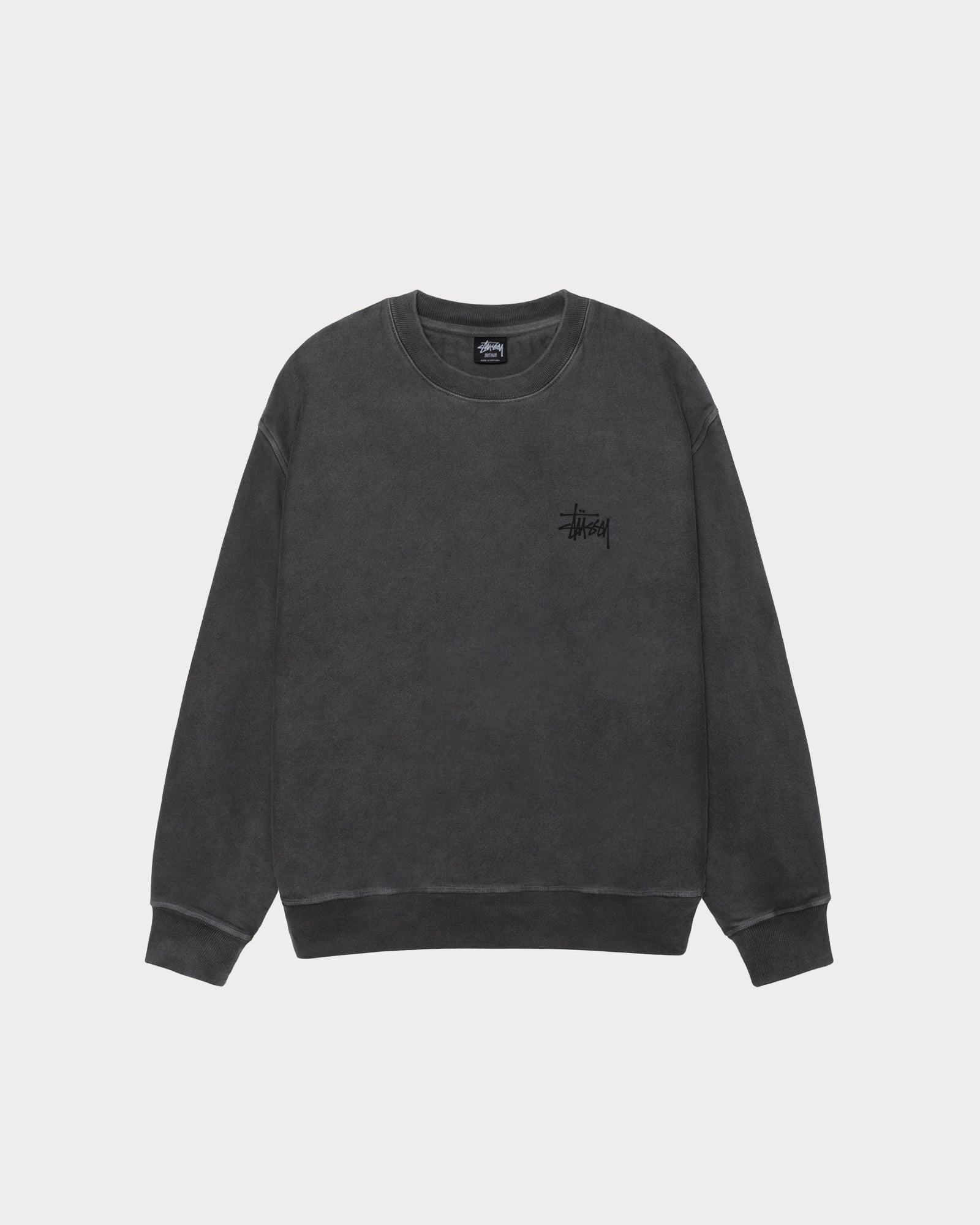 BASIC STÜSSY CREW PIGMENT DYED