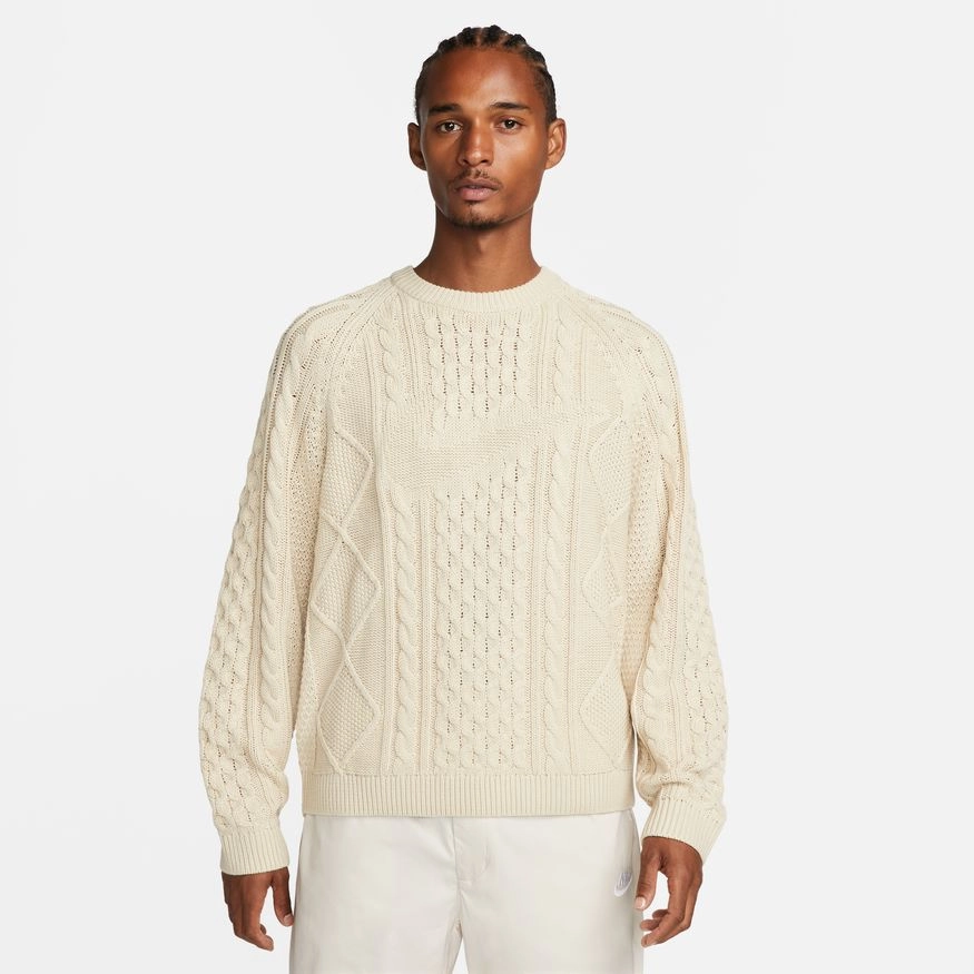 CABLE KNIT SWEATER RATTAN