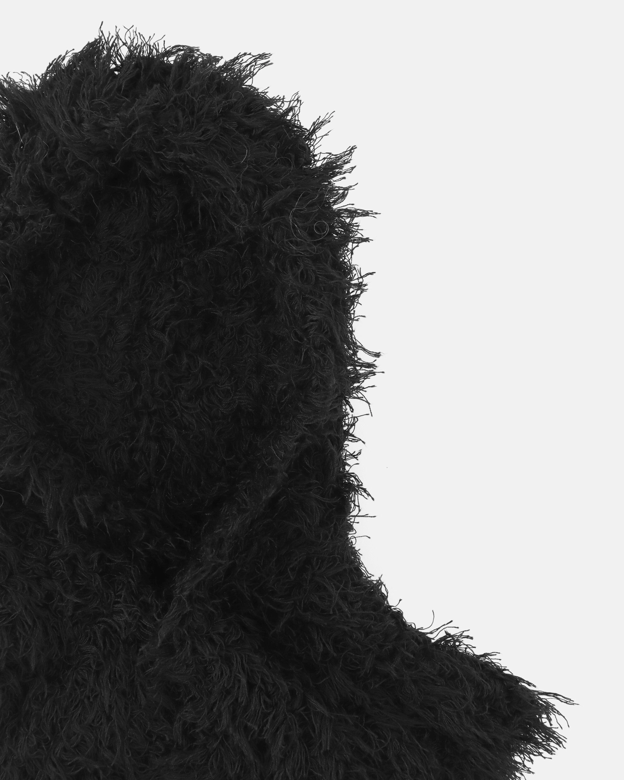 Carla Knitted Headdress Jet Black