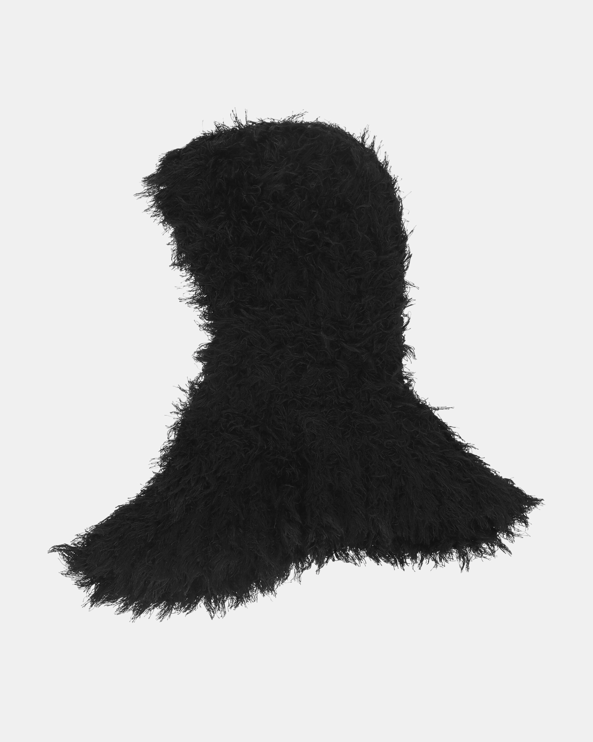 Carla Knitted Headdress Jet Black
