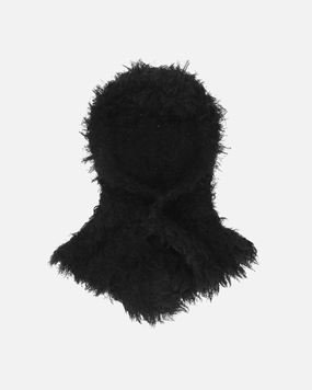 Carla Knitted Headdress Jet Black