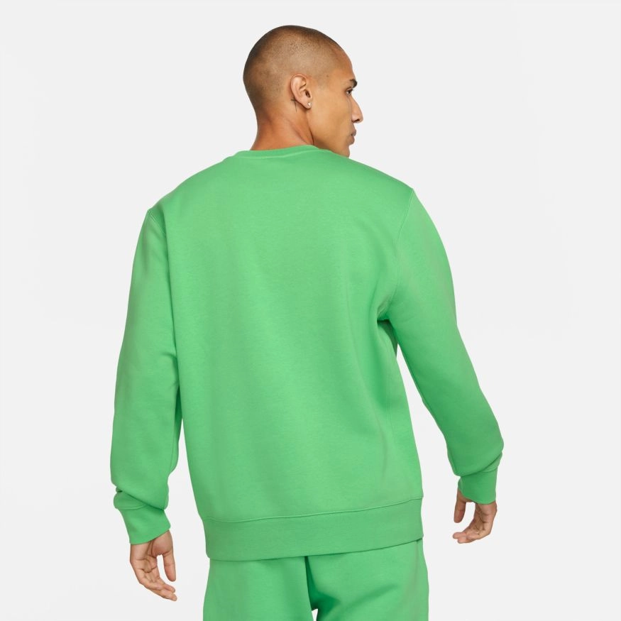 CLUB FLEECE CREW GREEN SPARK