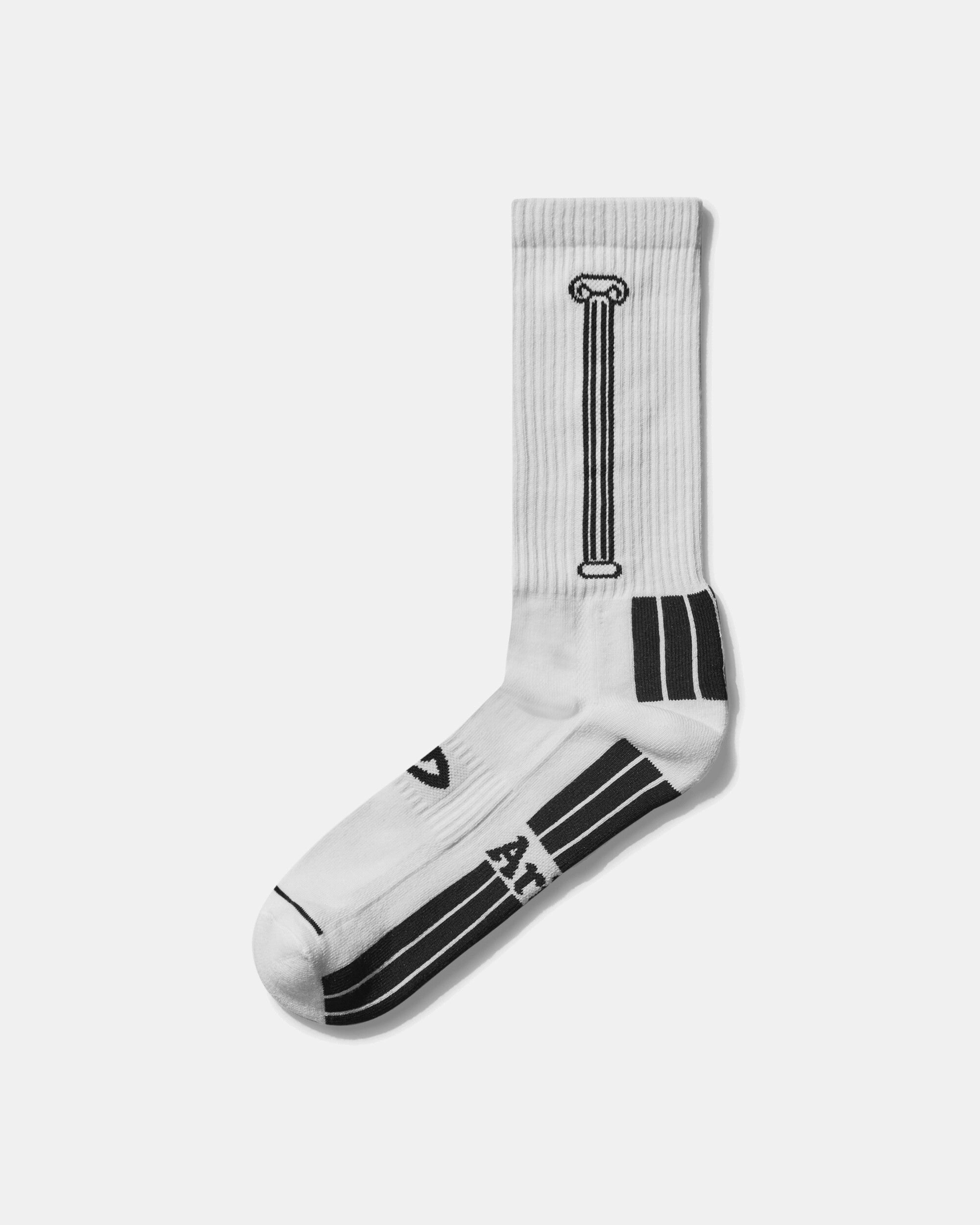 Column Socks White