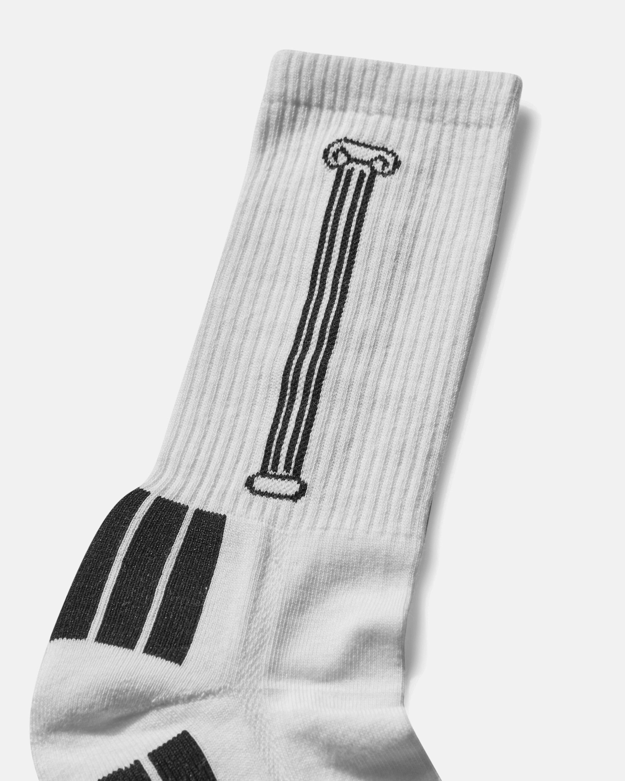 Column Socks White