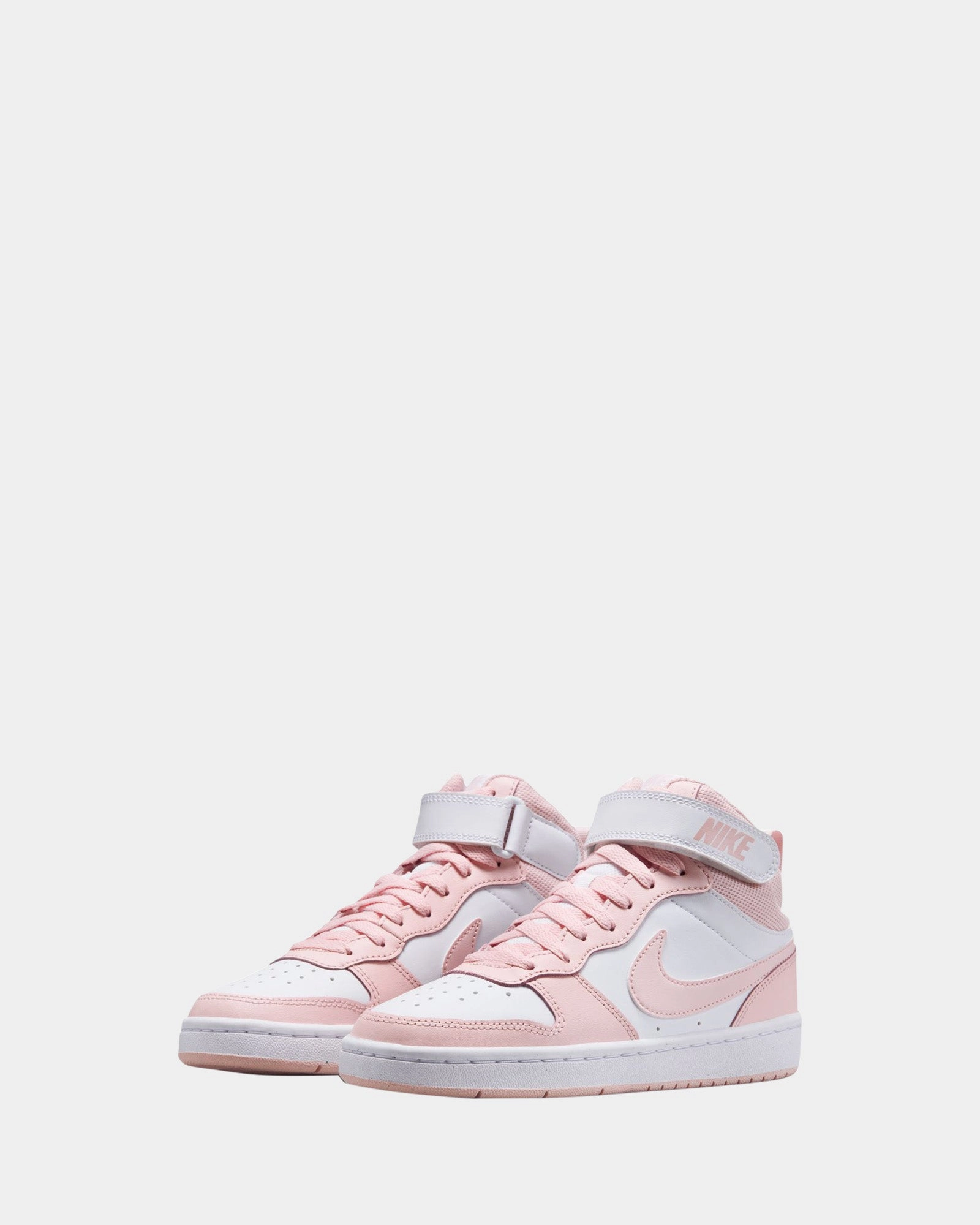 Court Borough Mid 2 Gs G White/Echo Pink