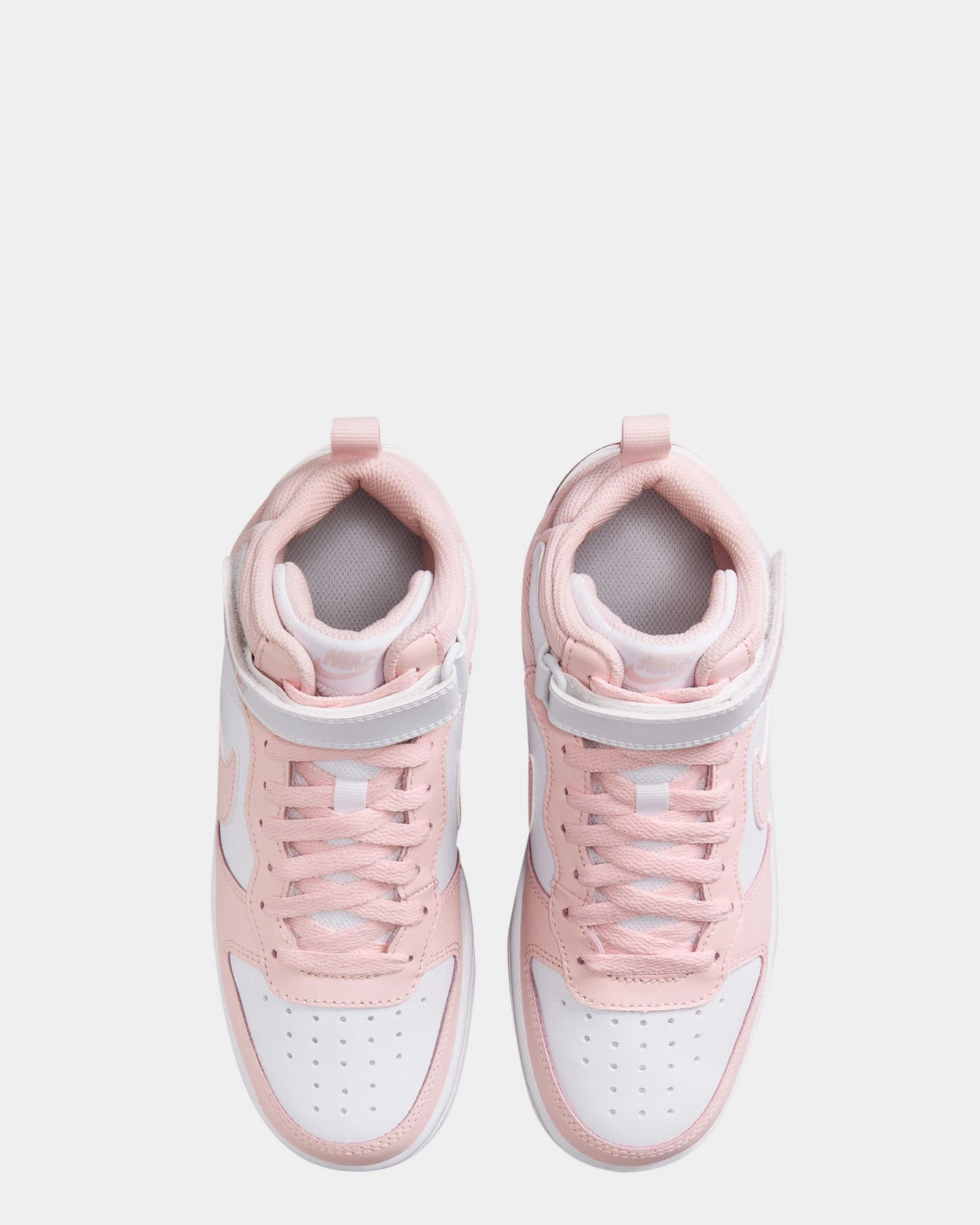 Court Borough Mid 2 Gs G White/Echo Pink