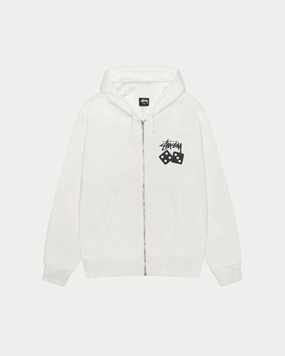 DICE ZIP HOODIE PIGMENT DYED
