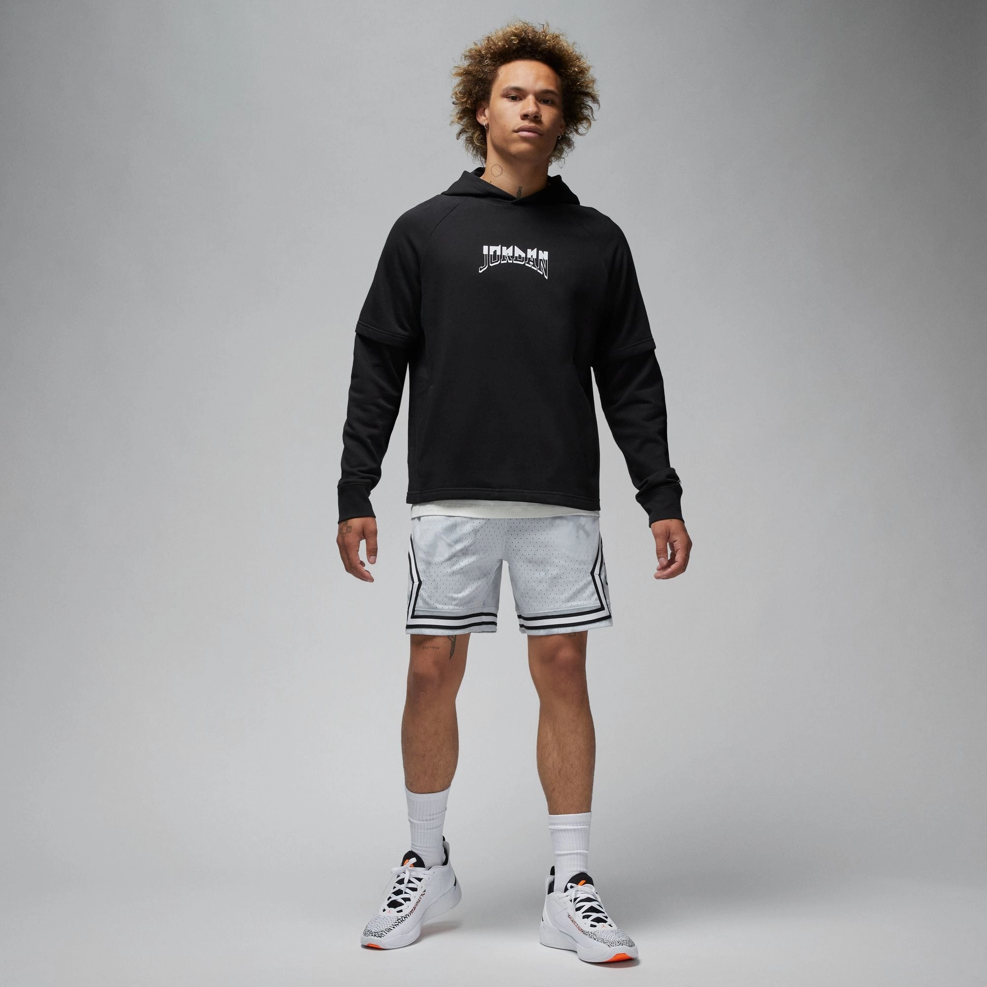 DRI FIT SPORT FLEECE PULLOVER BLACK