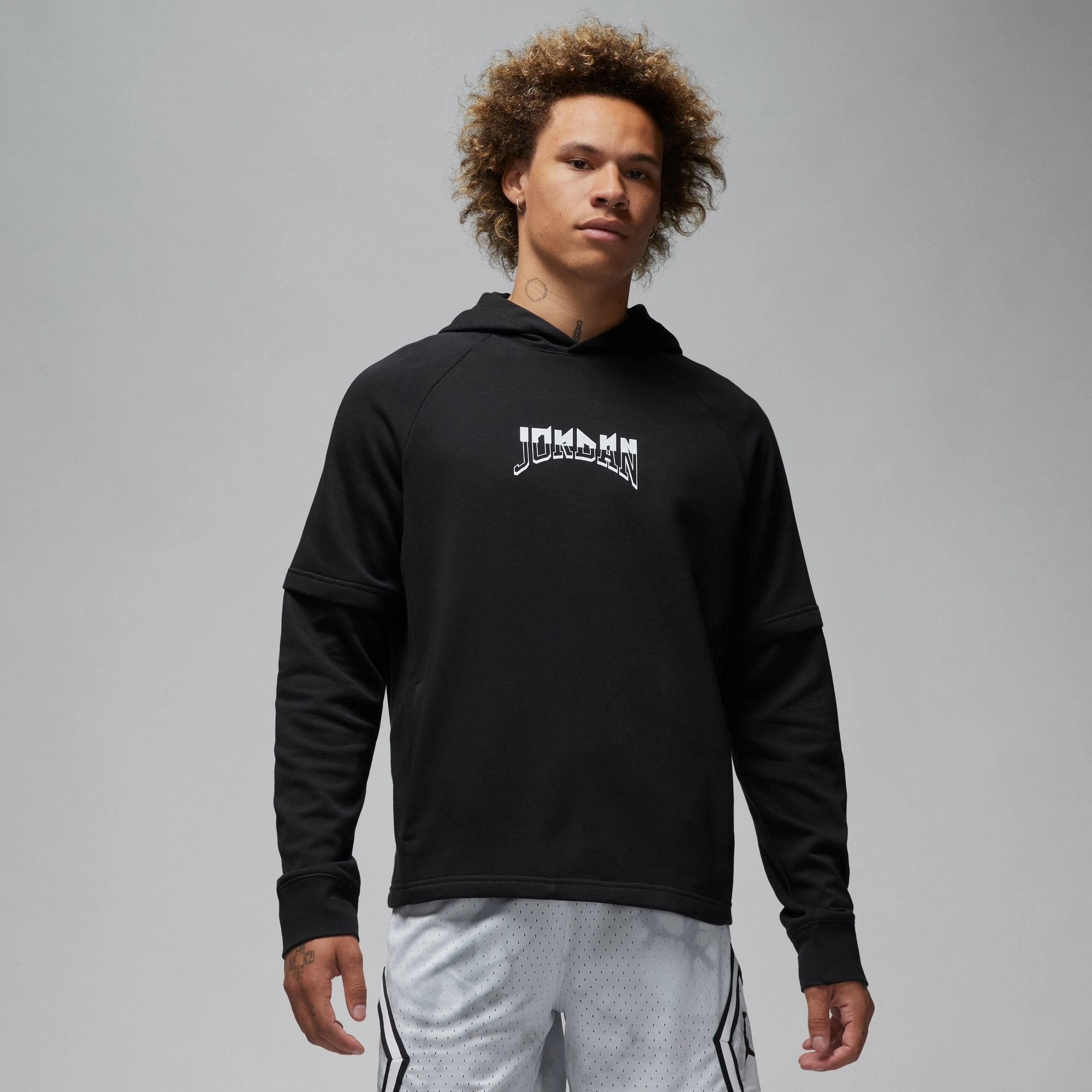 DRI FIT SPORT FLEECE PULLOVER BLACK