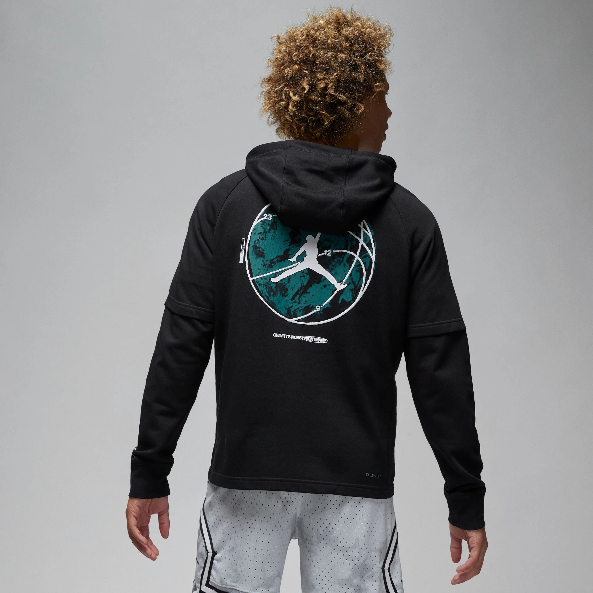 DRI FIT SPORT FLEECE PULLOVER BLACK
