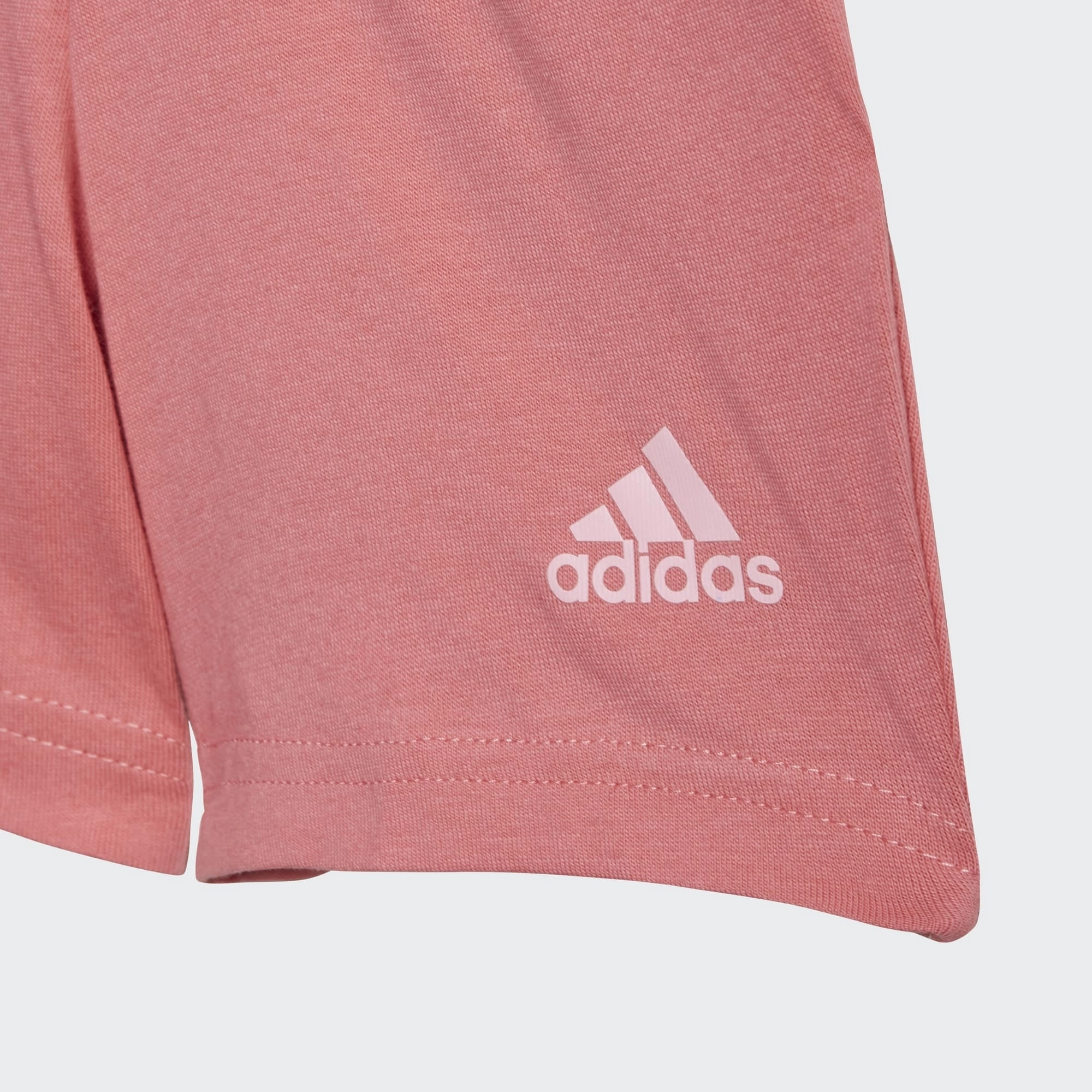 Ensemble T-shirt/Short Adidas Essentials Enfant - Rose