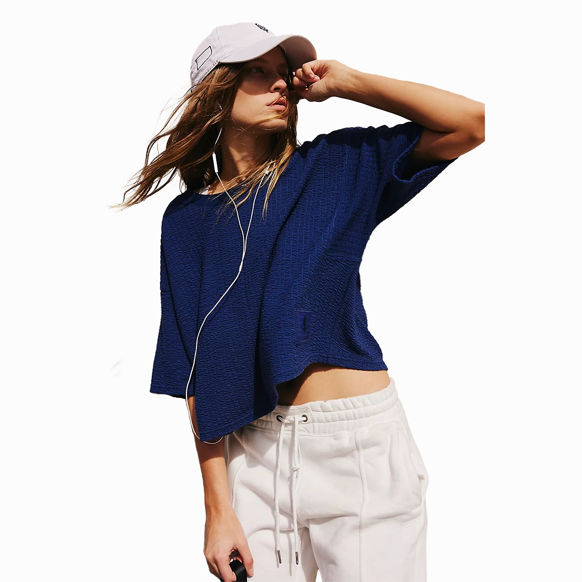 Free People Inspire Textured Tee