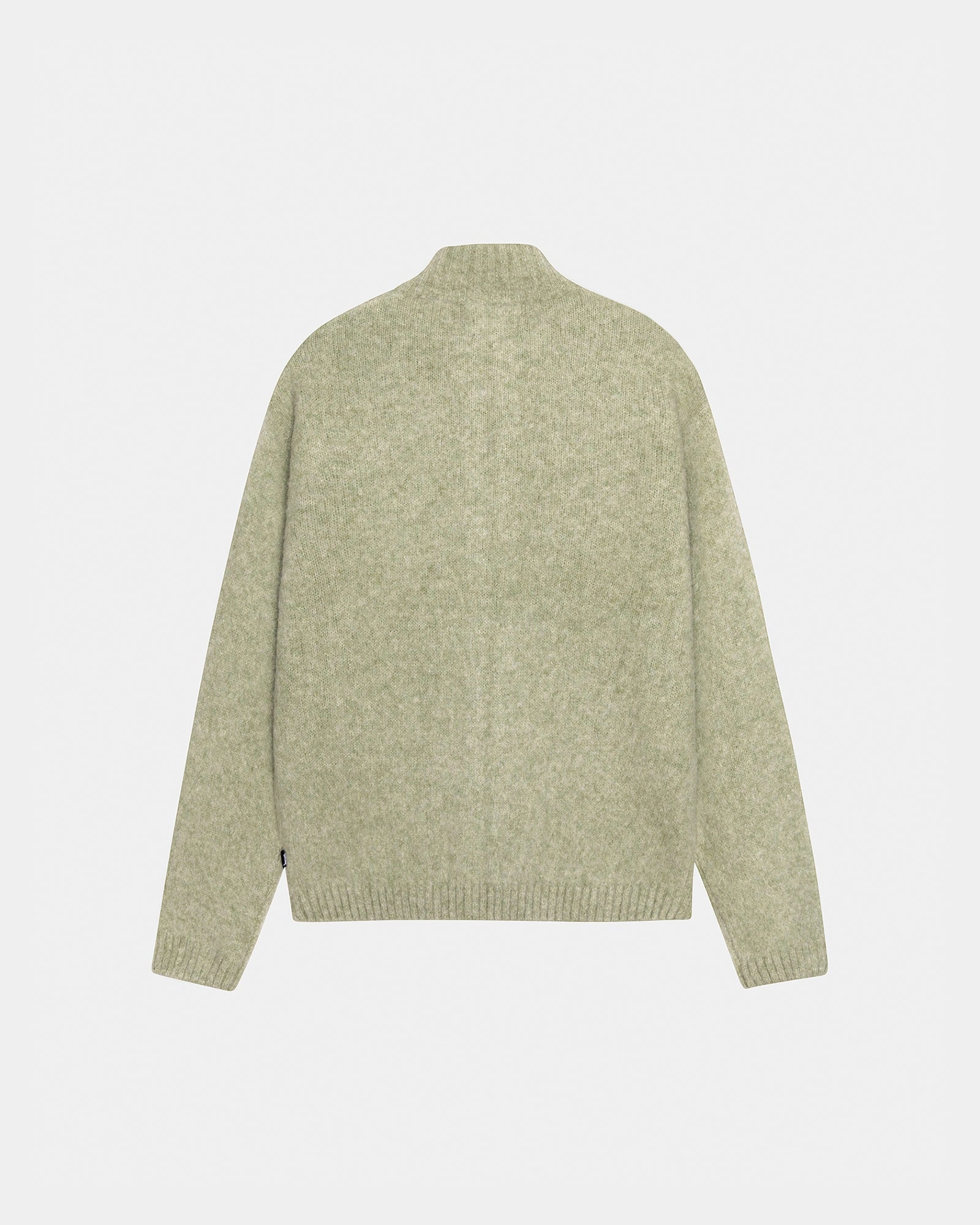FULL ZIP BRUSHED MERINO SWEATER