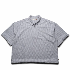 Honor The Gift Textured Knit Qtr Zip - Grey