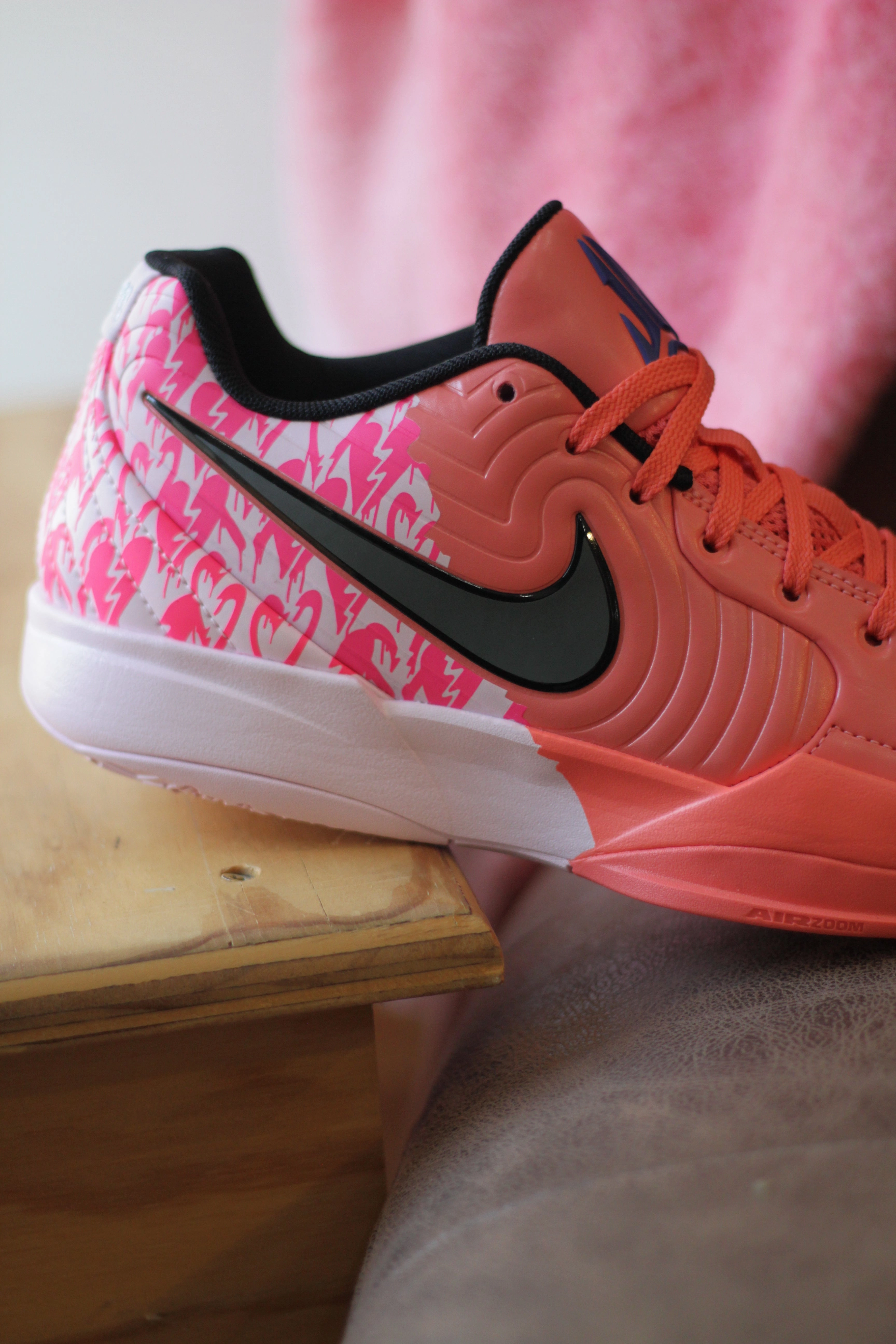 JA MORANT 2 MAGIC EMBER/IRON GREY-PINK FOAM