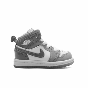 Jordan 1 Mid SE (TD) - White/Cool Grey/Medium Grey