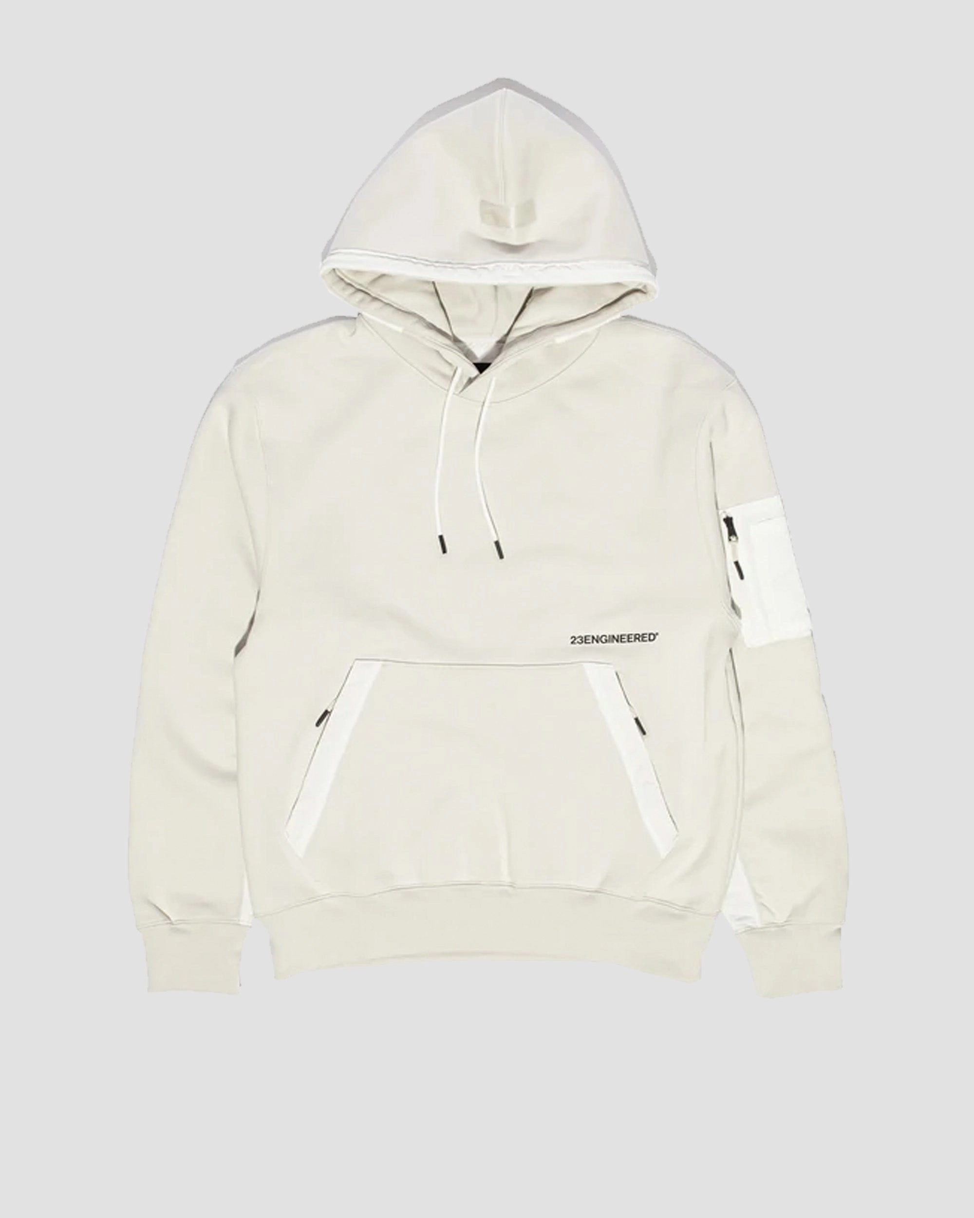 JORDAN 23 ENG FLC PULLOVER HOODIE LIGHT BONE