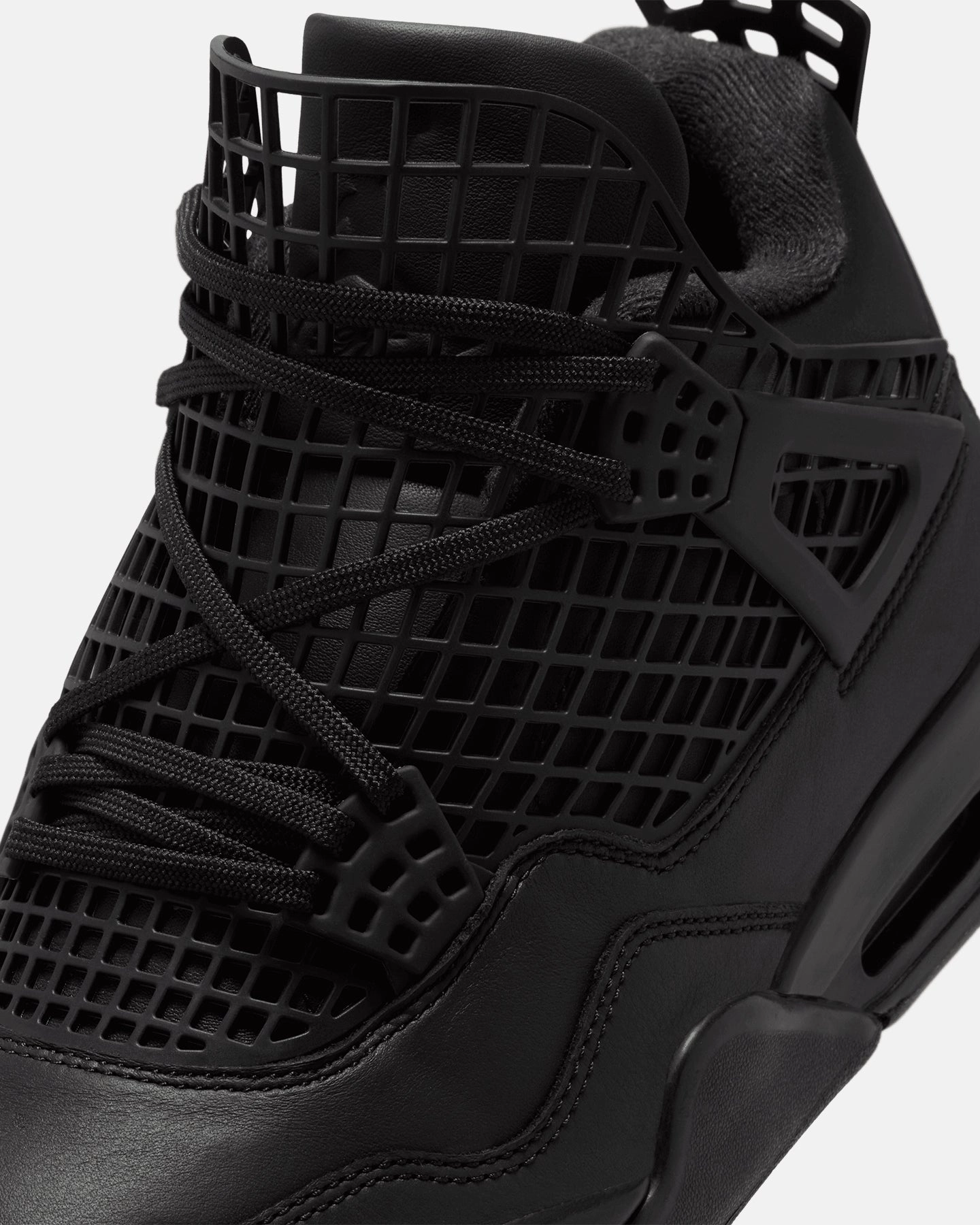 Jordan Women's Air Jordan 4 Net Black Black/Black
