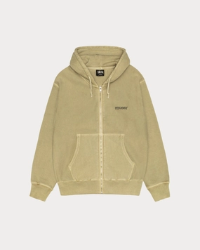 JUMBO ZIP HOODIE PIGMENT DYED