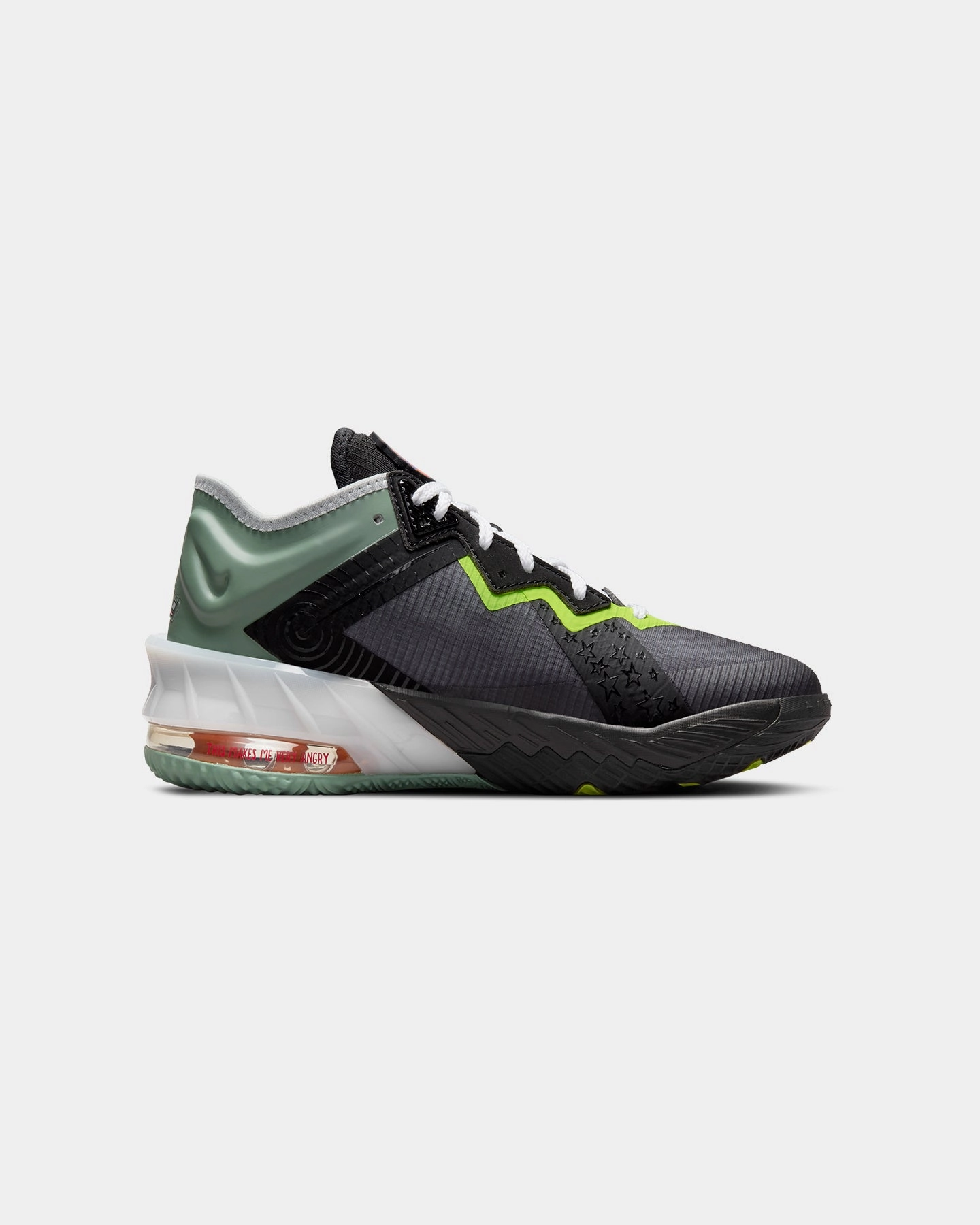Kid's LeBron 18 Low (GS) 'Bugs vs Marvin' Light Smoke Grey
