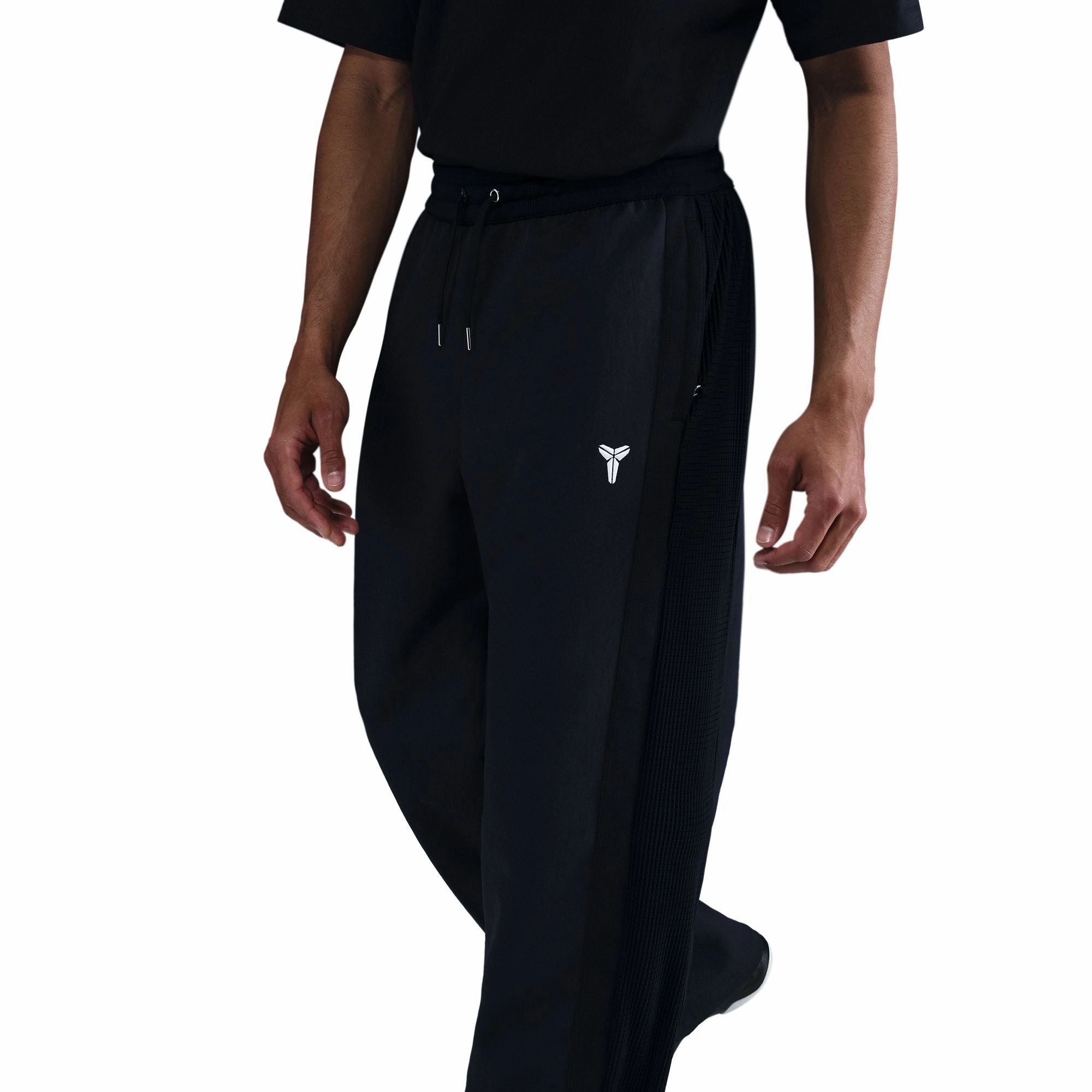 KOBE PLEATED TEAR AWAY PANTS BLACK/WHITE