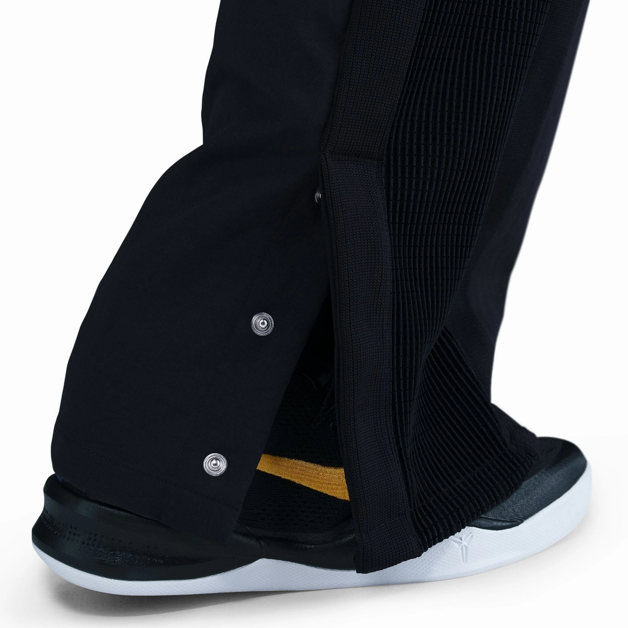 KOBE PLEATED TEAR AWAY PANTS BLACK/WHITE