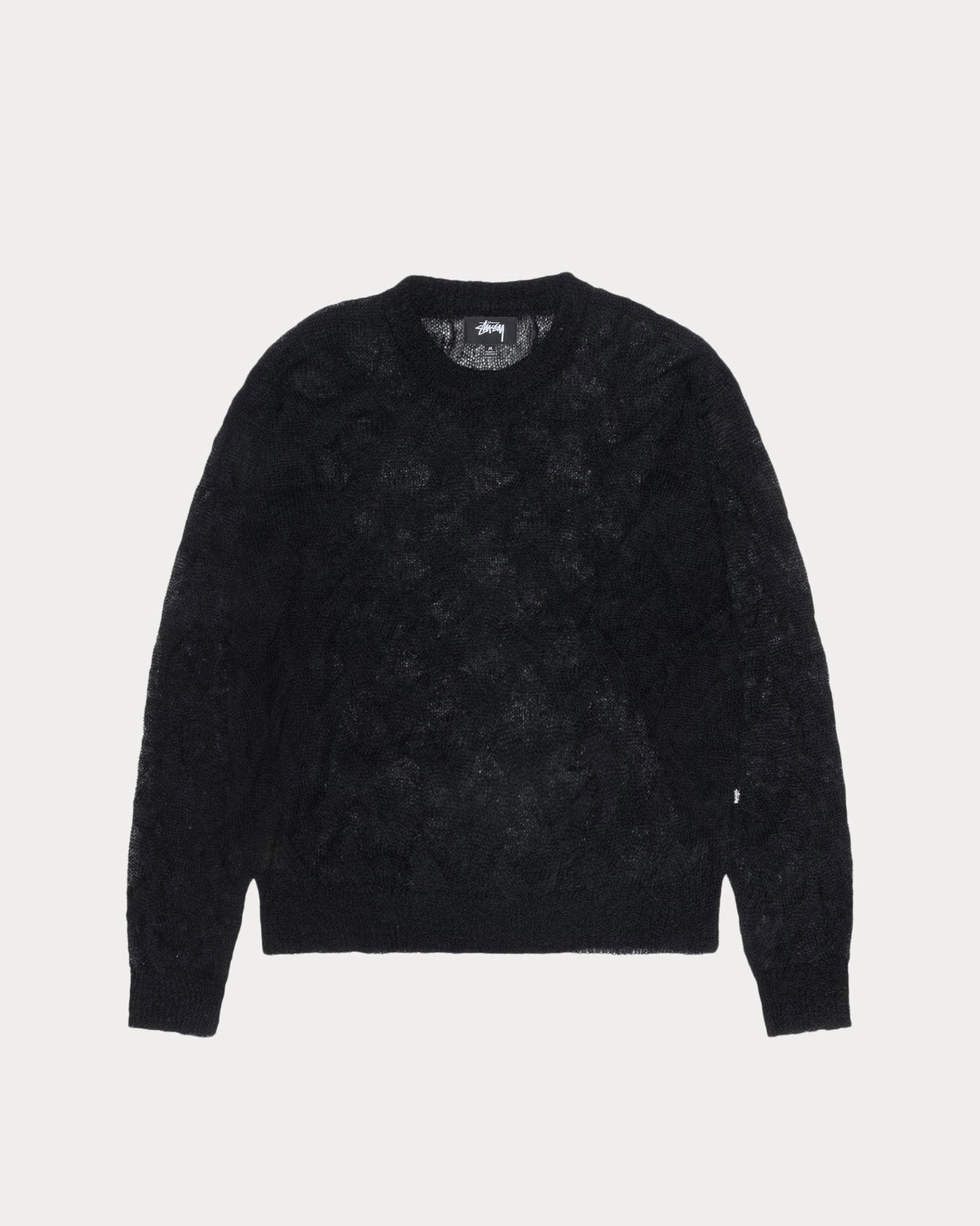 LOOSE KNIT CROSS CABLE SWEATER