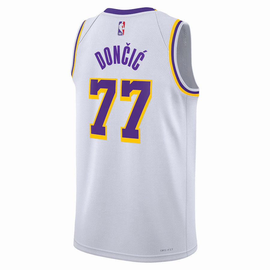 Los Angeles Lakers Luka Dončić Nike Association Edition Swingman Jersey