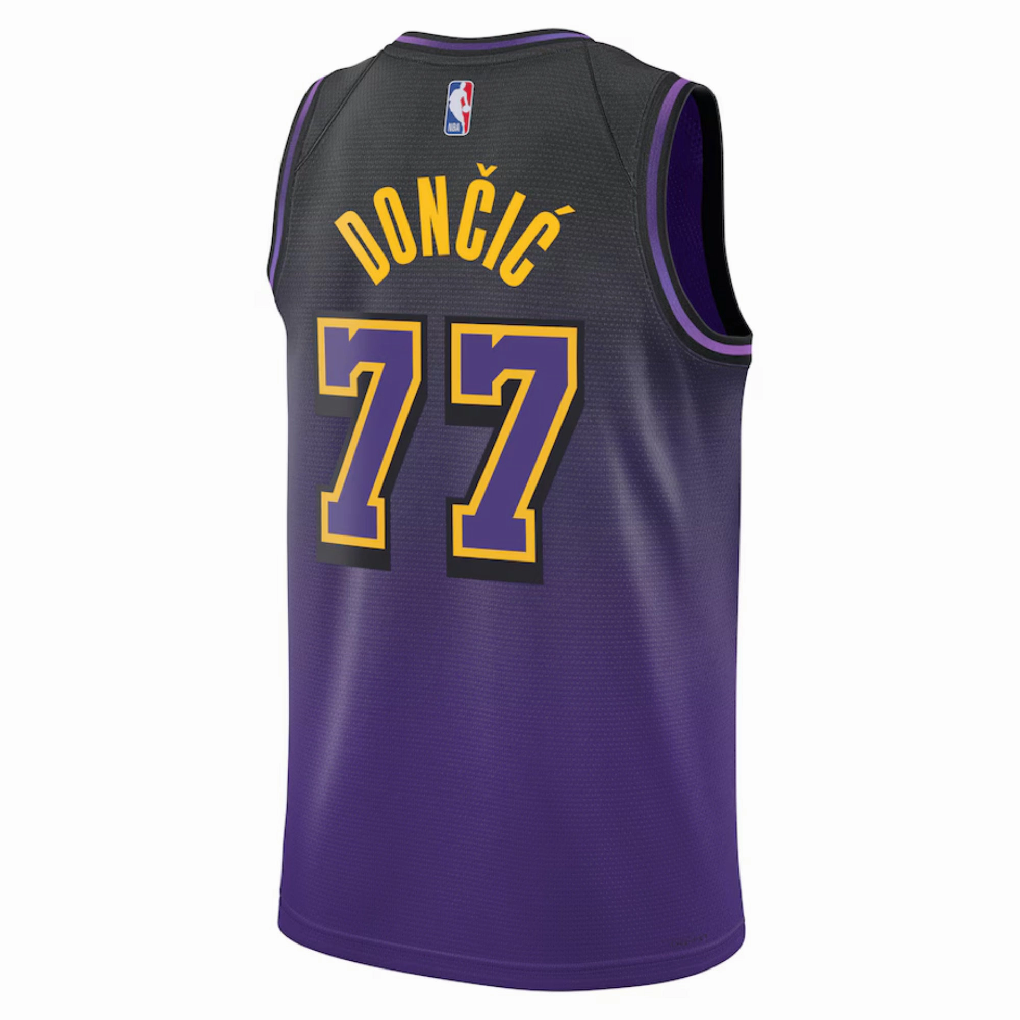 Los Angeles Lakers Luka Dončić Nike Gold Swingman Jersey - City Edition