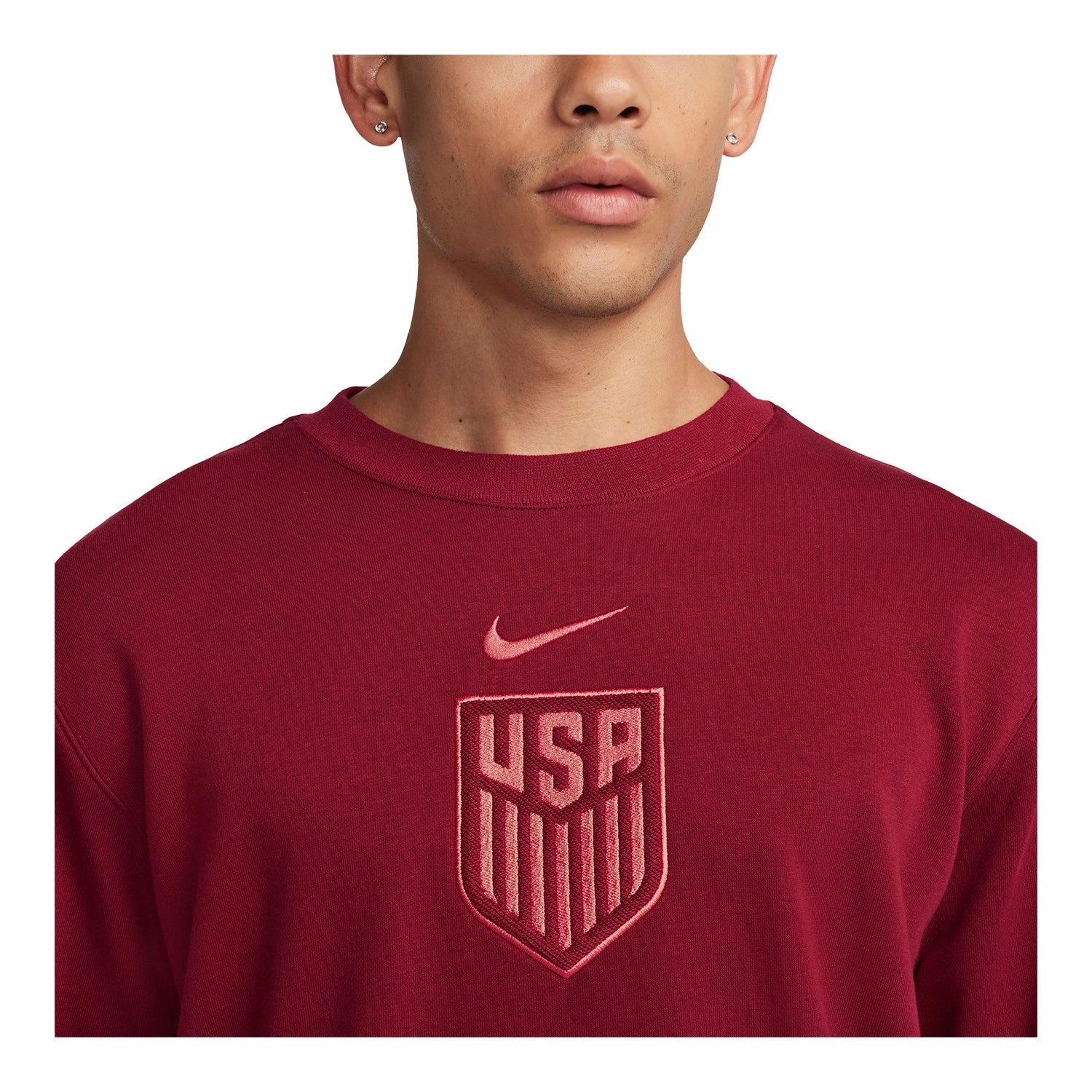 Men's Nike USA Club Red Crewneck