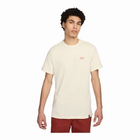 Men's Nike USA Engage Tan Tee