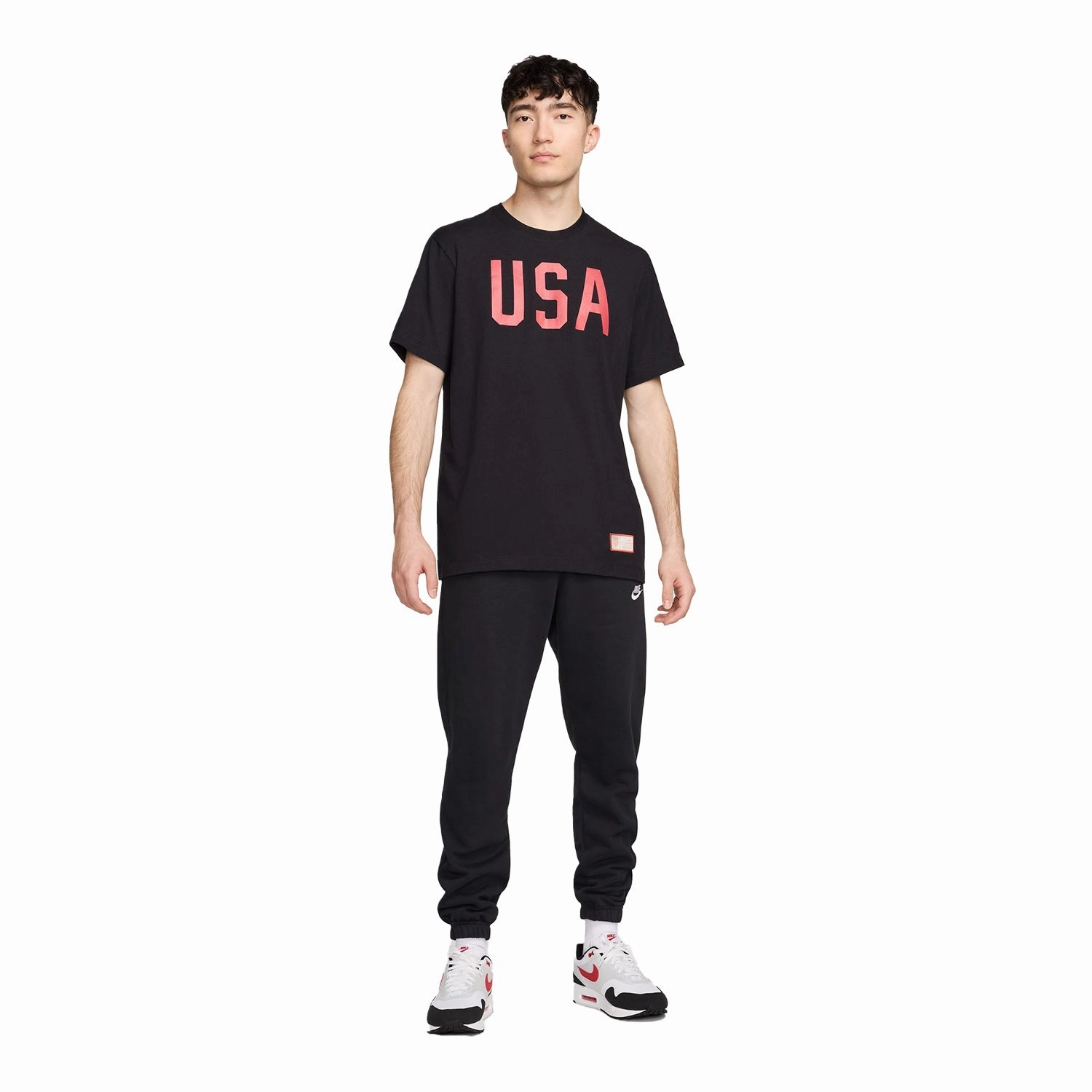 Men's Nike USA Solid Black Tee