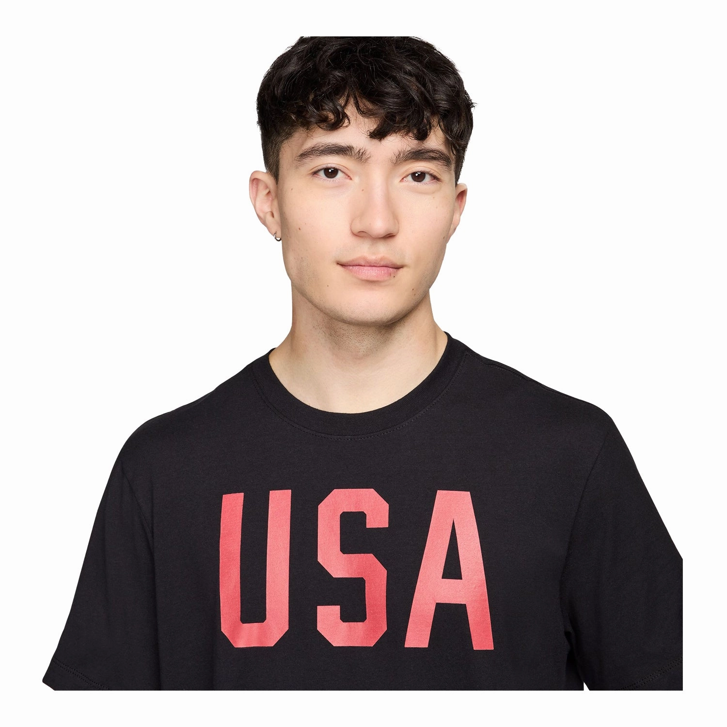 Men's Nike USA Solid Black Tee