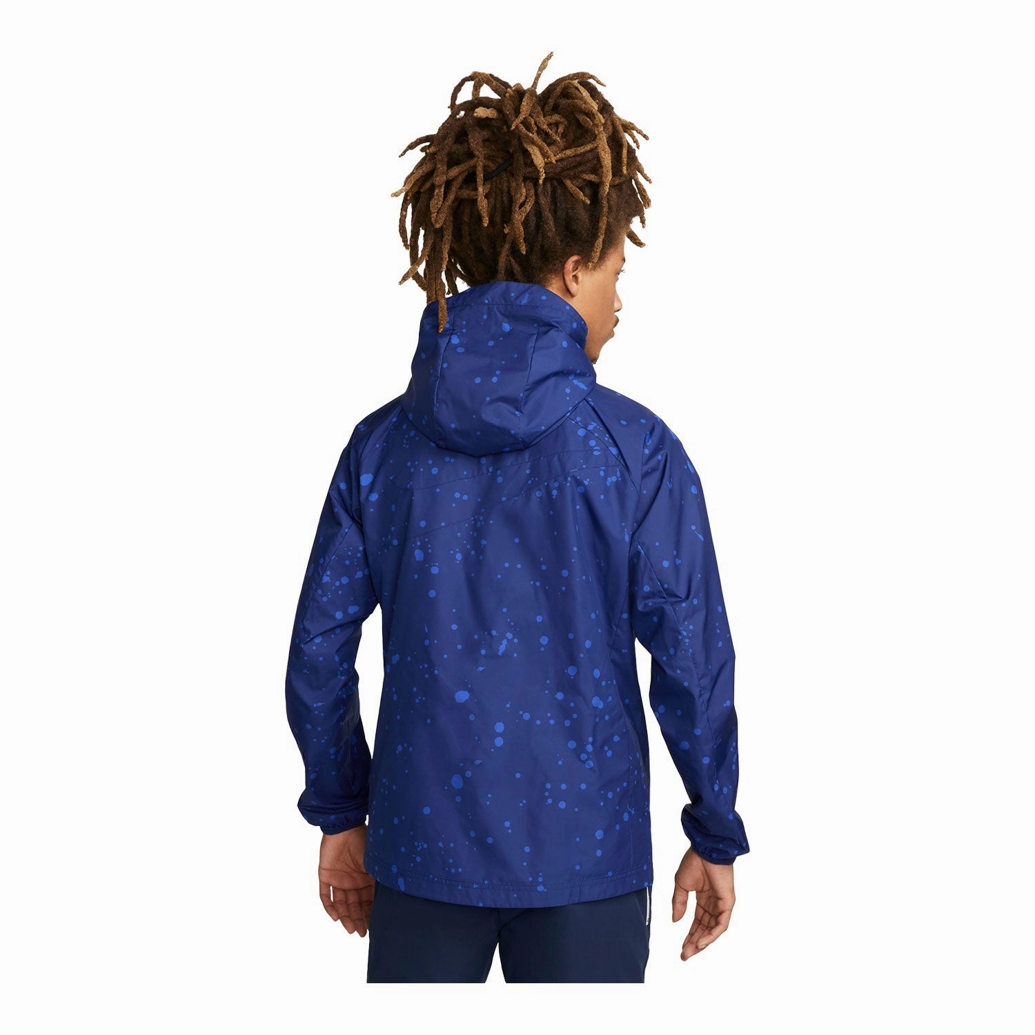 Men's Nike USA Splatter Blue Rain Jacket